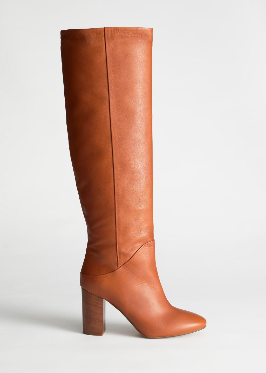 & Other Stories Camel Leather Boots